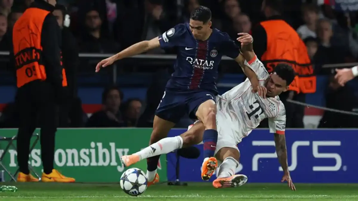 Luis Díaz Bayern y Hakimi PSG