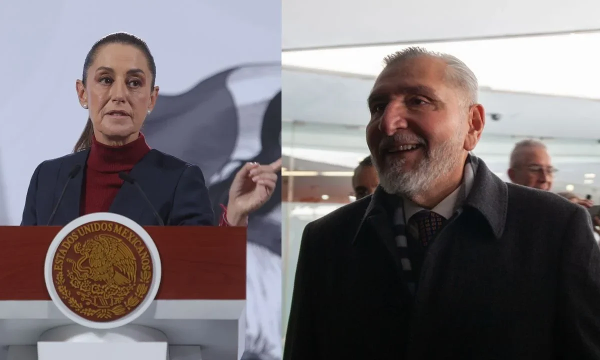 Sheinbaum se reúne con Adán Augusto López en Palacio Nacional