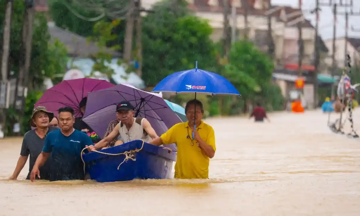 Tailandia inundaciones lluvias Songkhla