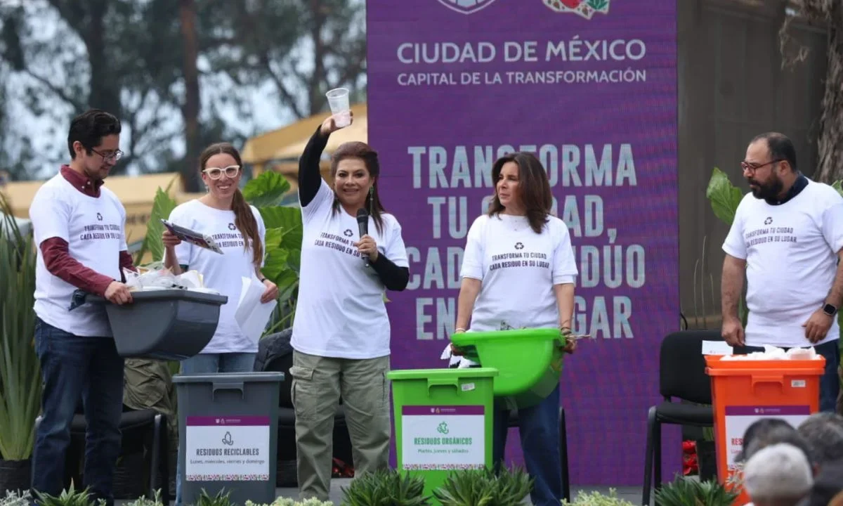 CDMX pone en marcha campaña de separación de residuos