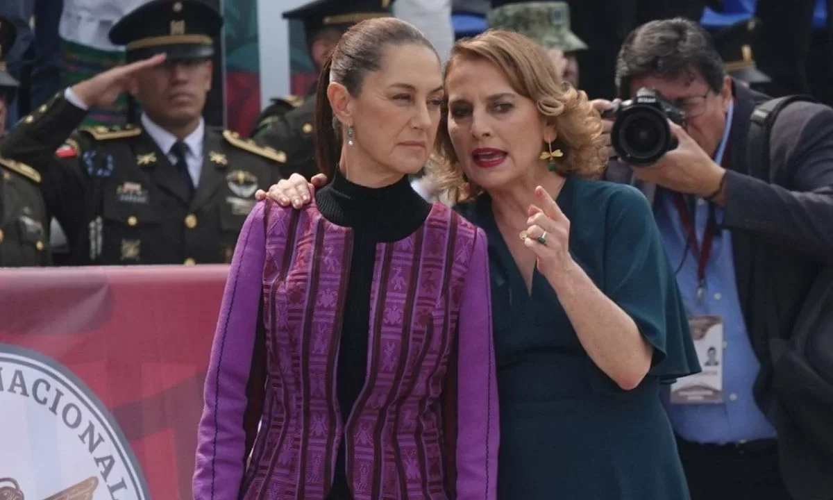 Beatriz Gutiérrez Müller, esposa del expresidente López Obrador, mostró su apoyo a Claudia Sheinbaum tras el acoso del que fue víctima.
