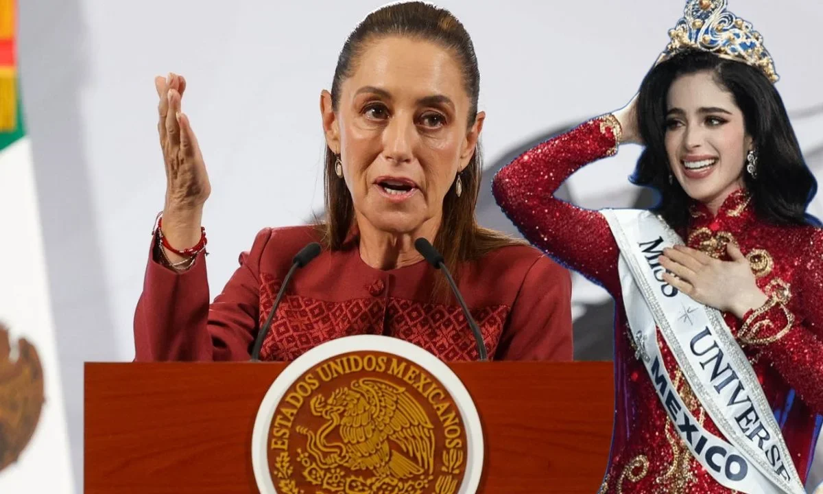 La presidenta Claudia Sheinbaum negó que su gobierno esté involucrado en el certamen de Miss Universo y con Fátima Bosch.