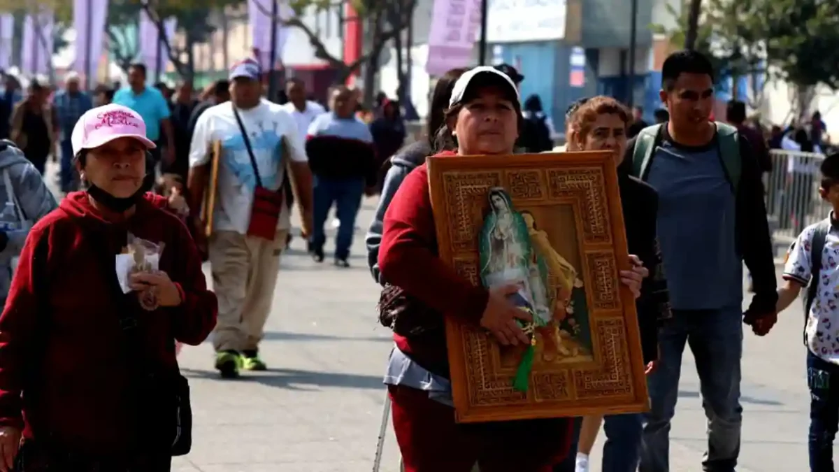 Basílica de Guadalupe peregrinos