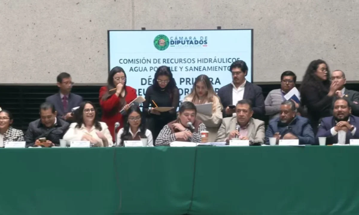 Avanza en comisiones dictamen sobre la Ley de Aguas