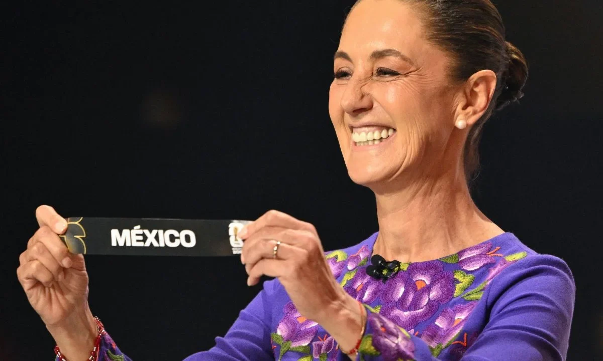 La presidenta Claudia Sheinbaum presentó a México como cabeza del Grupo A del Mundial 2026 en el Sorteo FIFA.