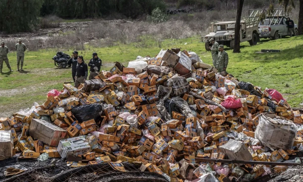 En poco más de un año, el Gobierno de México decomisó más de 4 millones de pastillas de fentanilo así como 311 toneladas de drogas.