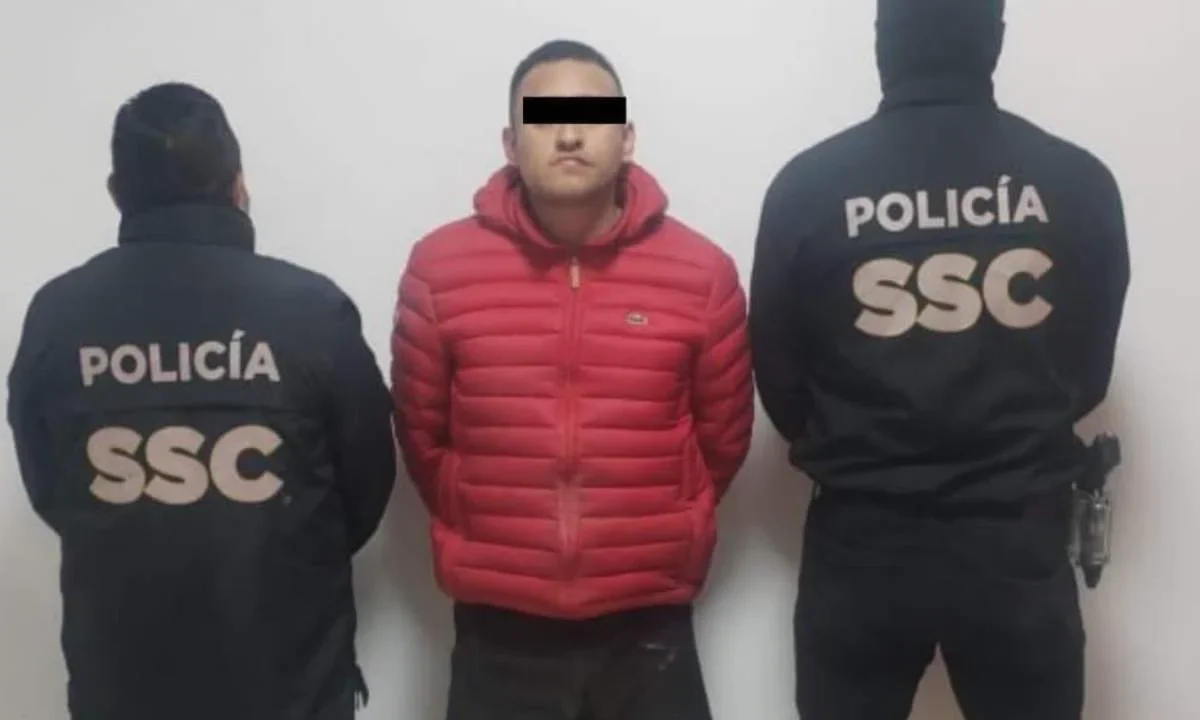 Detienen en la CDMX a 'El Basi', presunto integrante del grupo delictivo 'Los Malparidos'.