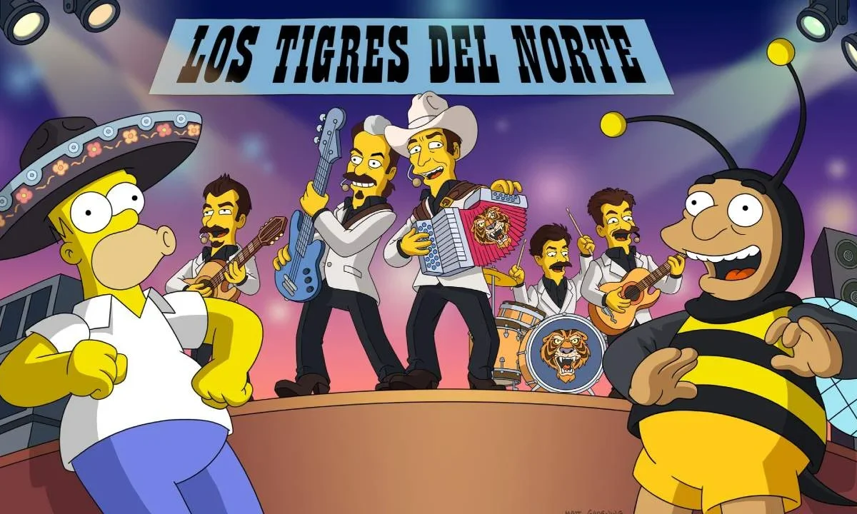Los Tigres del Norte aparecen en Los Simpson.
