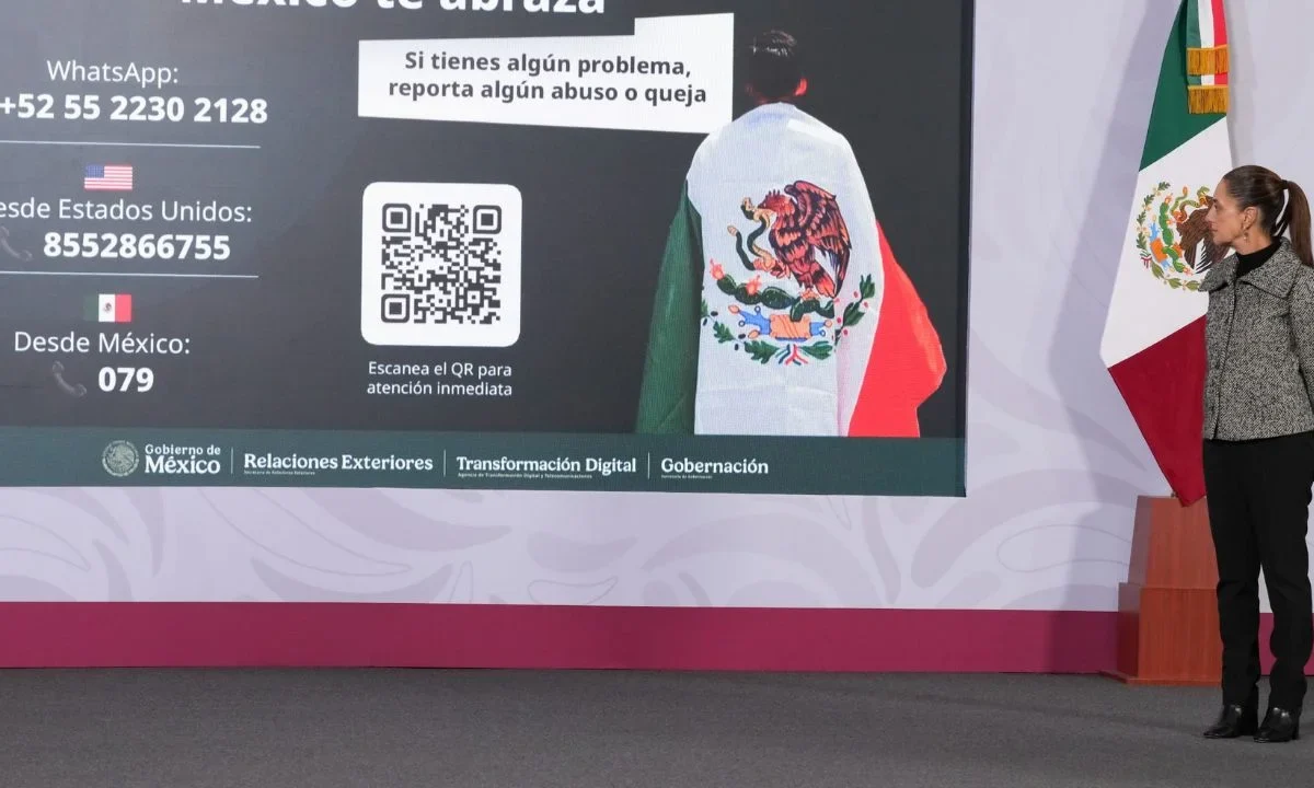 La Segob destacó los apoyos brindados a los migrantes expulsados durante la era Trump. 99 mil 924 connacionales fueron atendidos por México te Abraza