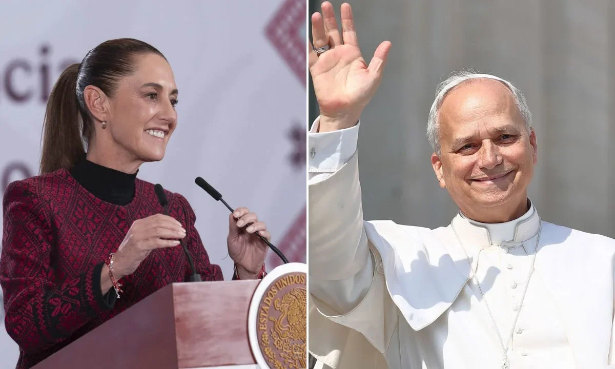 La presidenta Claudia Sheinbaum informó que está buscando tener una llamada telefónica con el Papa León XIV para invitarlo a México.