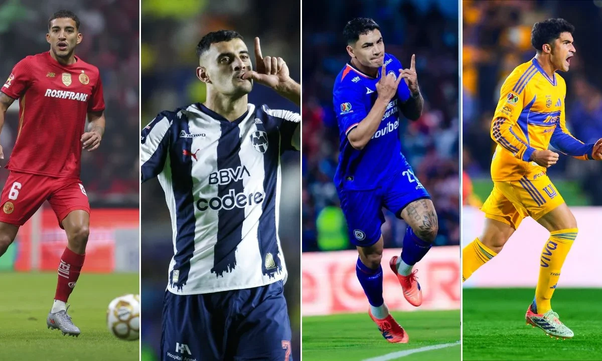 ¡Las semifinales del Apertura 2025 ya quedaron definidas! Rayados de Monterrey, Toluca, Tigres y Cruz Azul son los invitados.