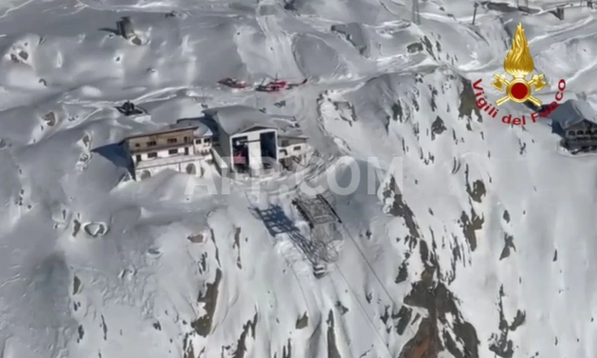 teleférico en Macugnaga Italia