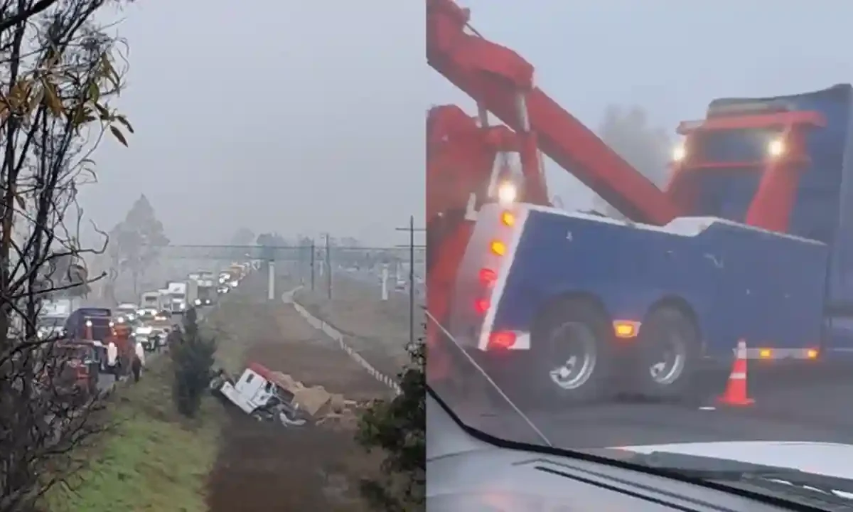 Jocotitlán Toluca-Atlacomulco accidente tráiler