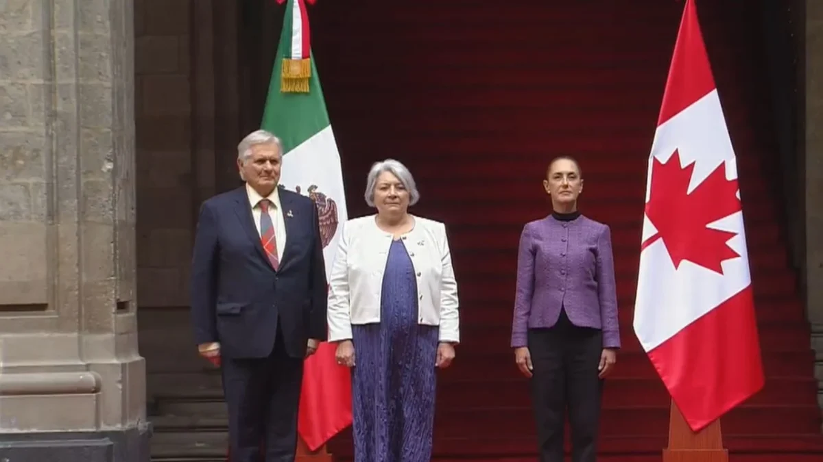 Sheinbaum recibe a Mary Simon, gobernadora general de Canadá