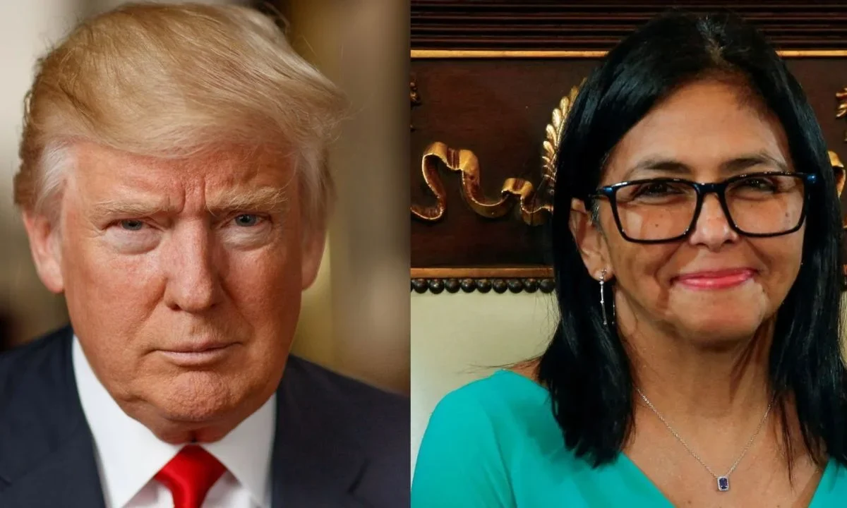 Trump dice estar dispuesto a reunirse con Delcy Rodríguez