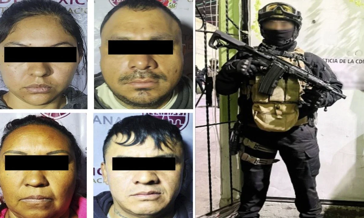 cuatro personas detenidas