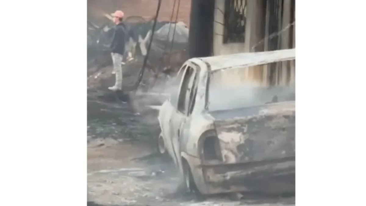 Un incendio de gran magnitud en la colonia Cutzilo, en La Piedad, Michoacán, generó una intensa movilización de los cuerpos de emergencia.