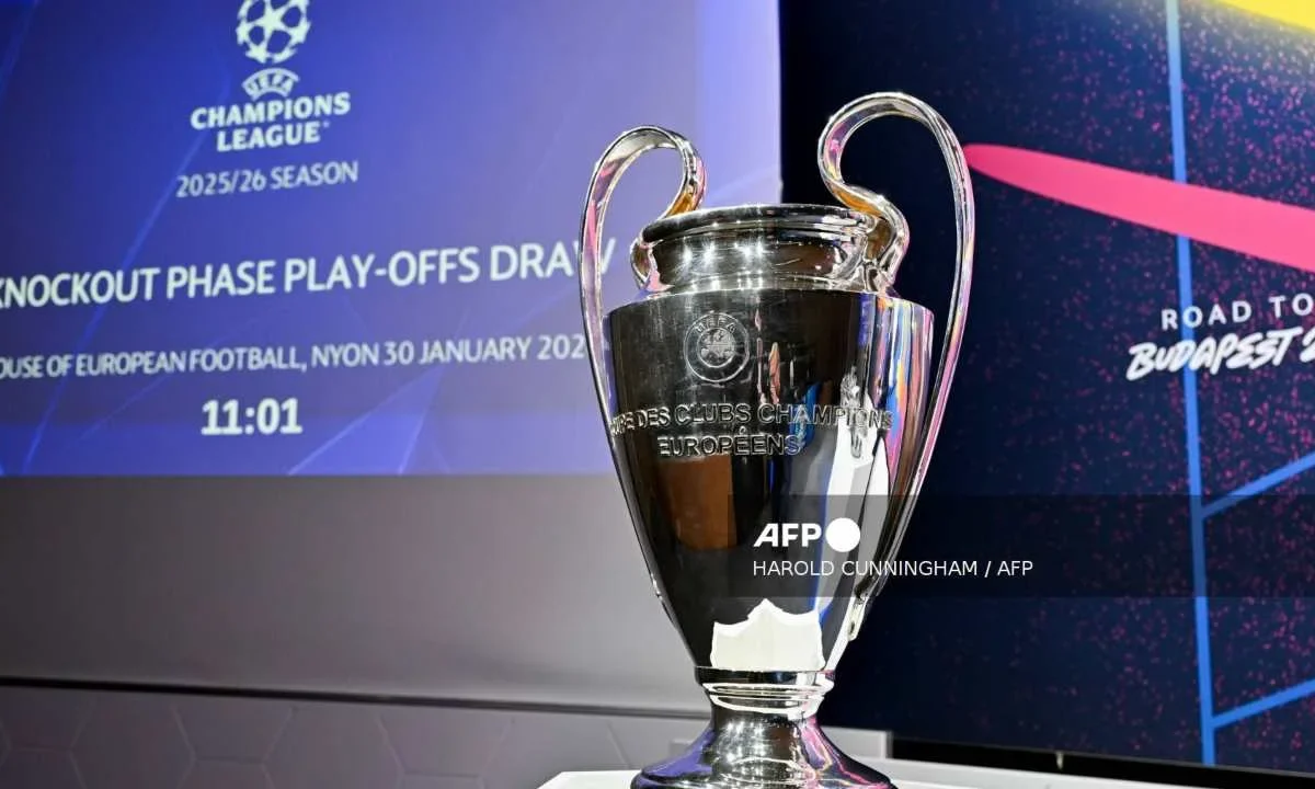 Así se jugarán los playoffs de la Champions League.