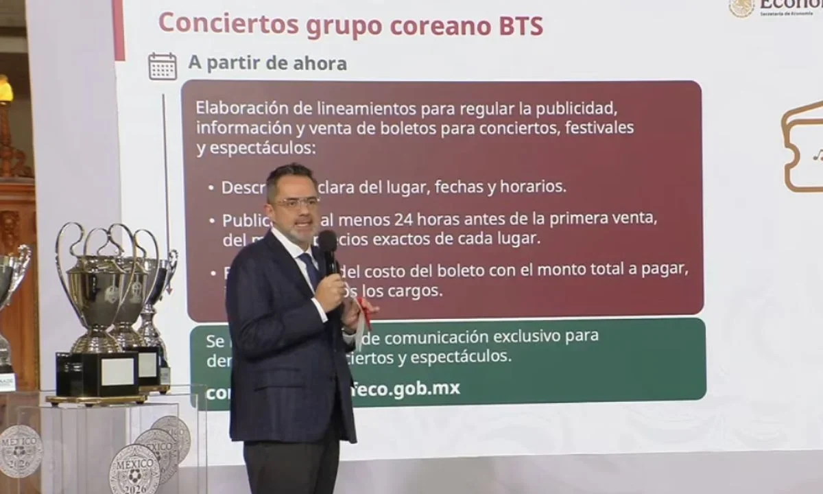 La Profeco inició un proceso de sanción contra Ticketmaster y sitios de reventa por no ser claros con información del concierto de BTS.