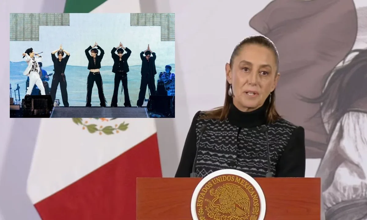 La presidenta Claudia Sheinbaum informó que le escribió una carta al primer ministro de Corea del Sur para que BTS abra más fechas en México.
