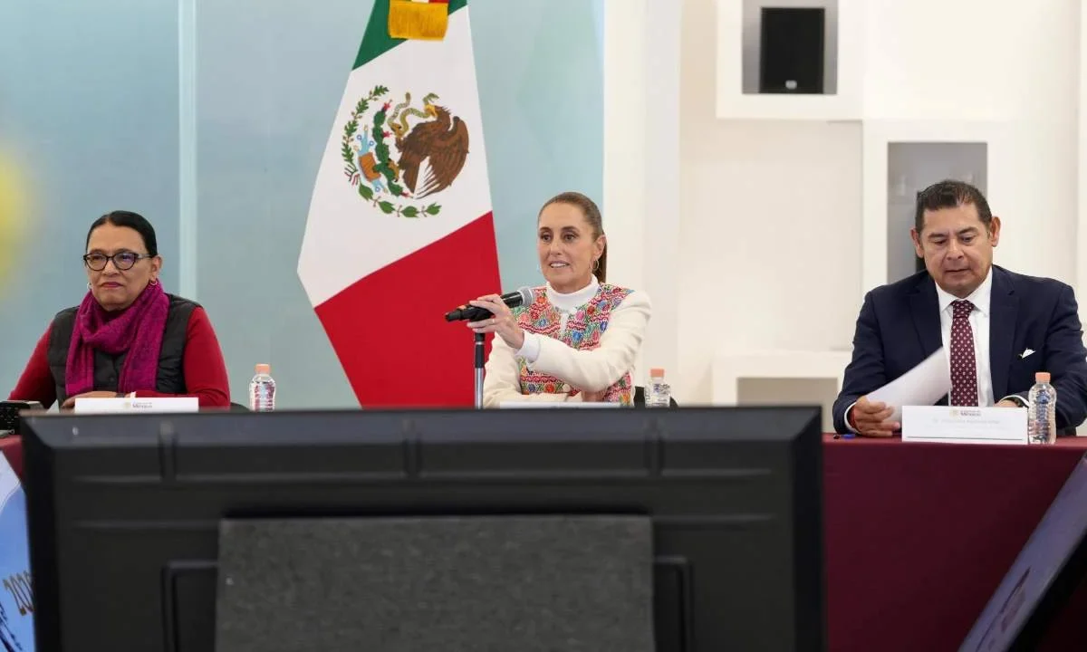 La presidenta Claudia Sheinbaum se reúne con empresarios de Puebla.