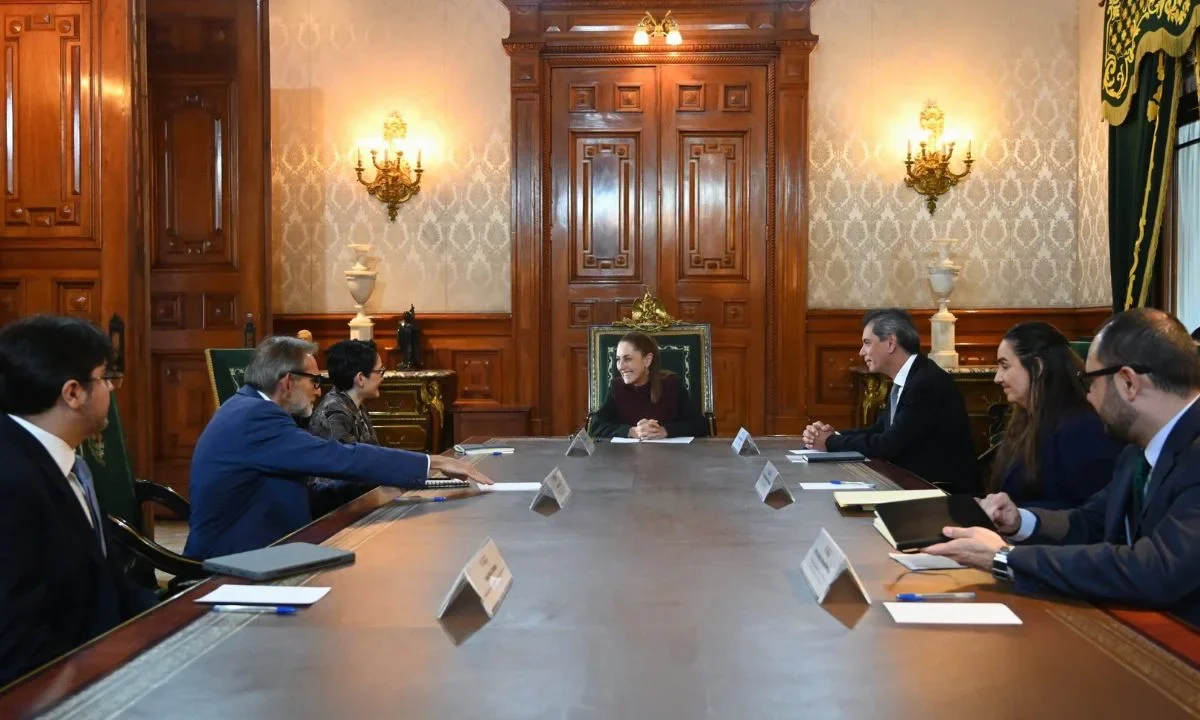 Dialoga Sheinbaum con Ceo de S&P Global sobre inteligencia artificial