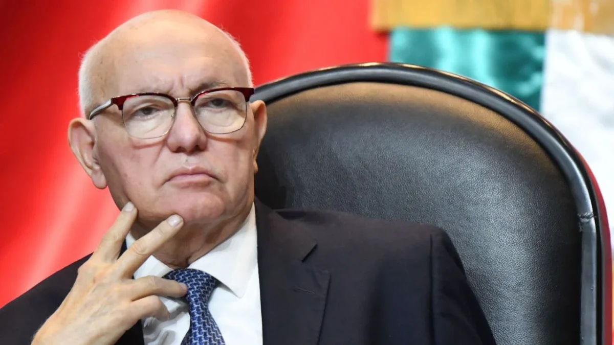 David Colmenares entregó sus documentos a la Comisión de Vigilancia de la Cámara de Diputados, que realizará el proceso de selección.
