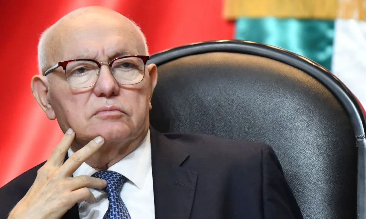 David Colmenares entregó sus documentos a la Comisión de Vigilancia de la Cámara de Diputados, que realizará el proceso de selección.