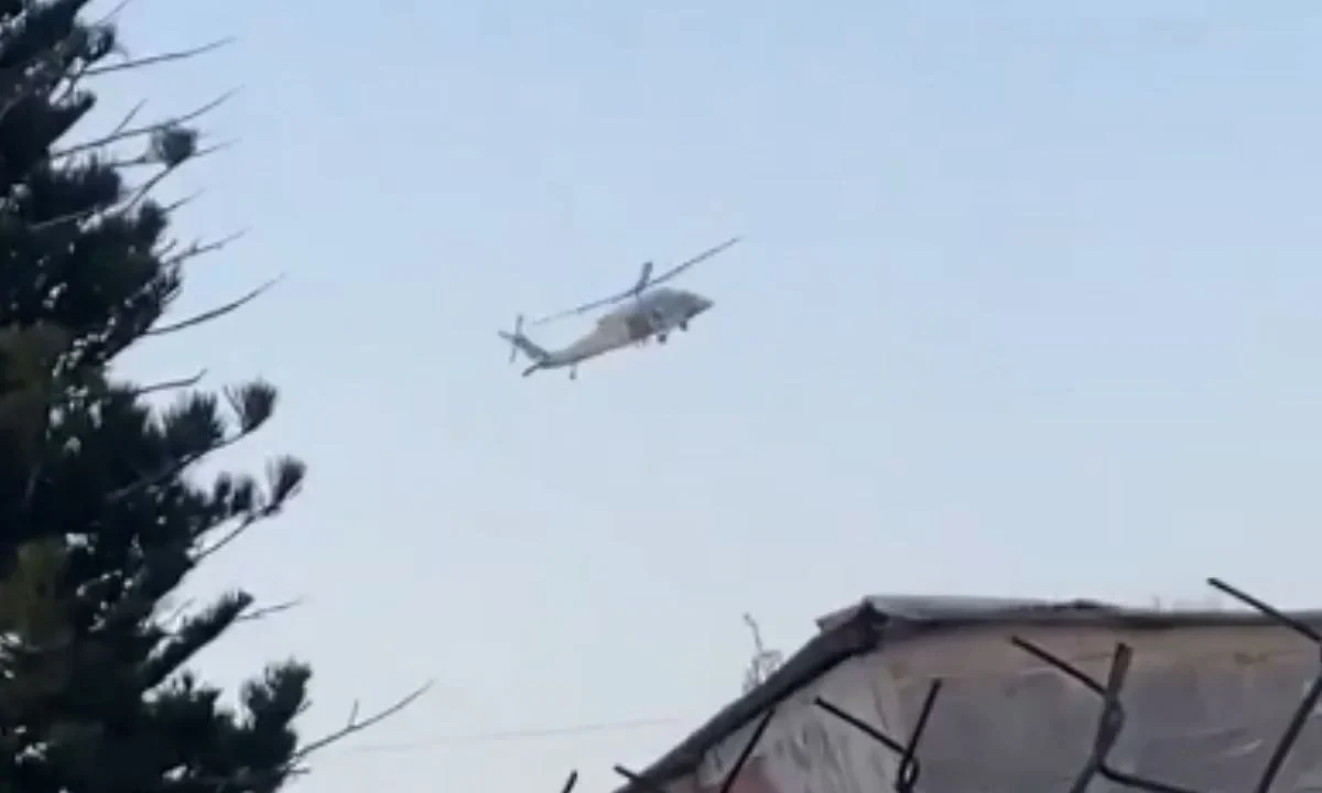 Un fuerte operativo militar se registró desde las seis de la mañana en el ejido Sandoval de Matamoros