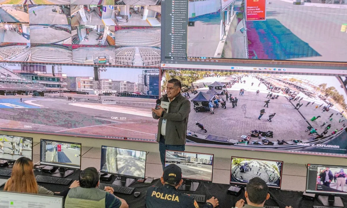 El centro de mando que supervisa la seguridad en los inmuebles de Ocesa, entre ellos el Estadio GNP, se ha convertido en un referente tecnológico para espectáculos masivos.