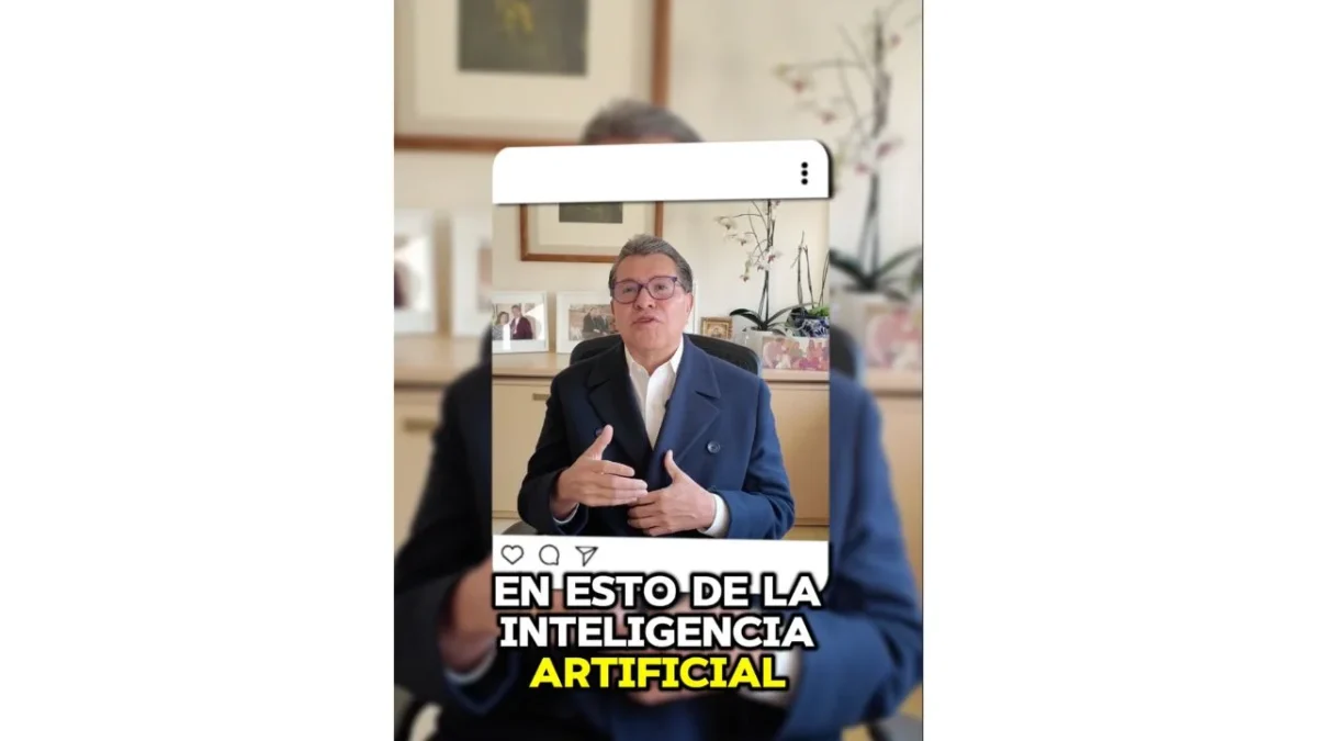 Ricardo Monreal señaló que ya no es posible ignorar la necesidad de crear leyes sobre Inteligencia Artificial.