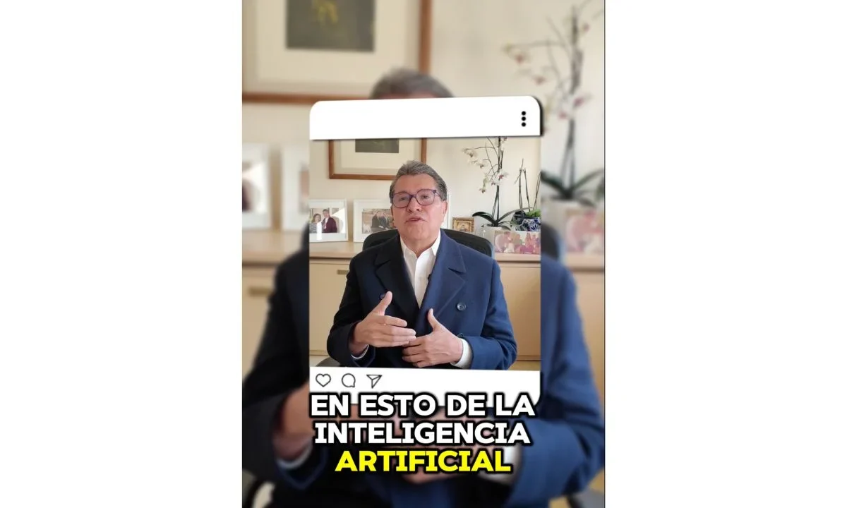 Ricardo Monreal señaló que ya no es posible ignorar la necesidad de crear leyes sobre Inteligencia Artificial.