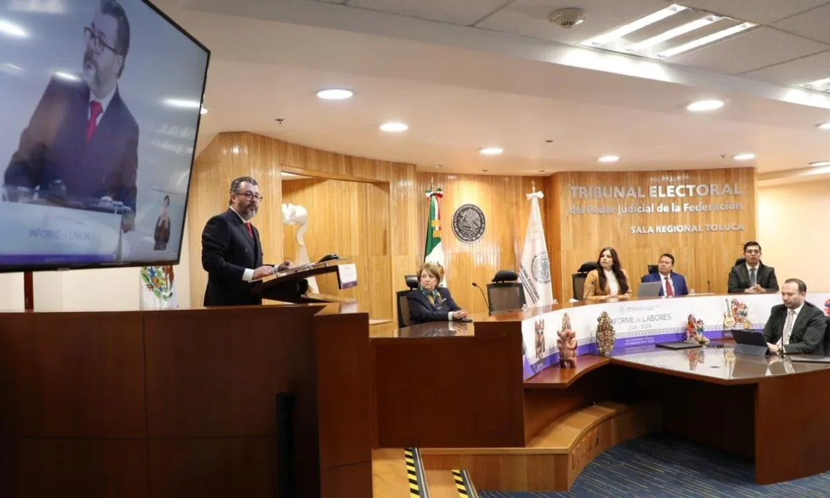 El presidente del TEPJF, Gilberto Bátiz García, señaló que su legitimidad no se construye desde el protagonismo.
