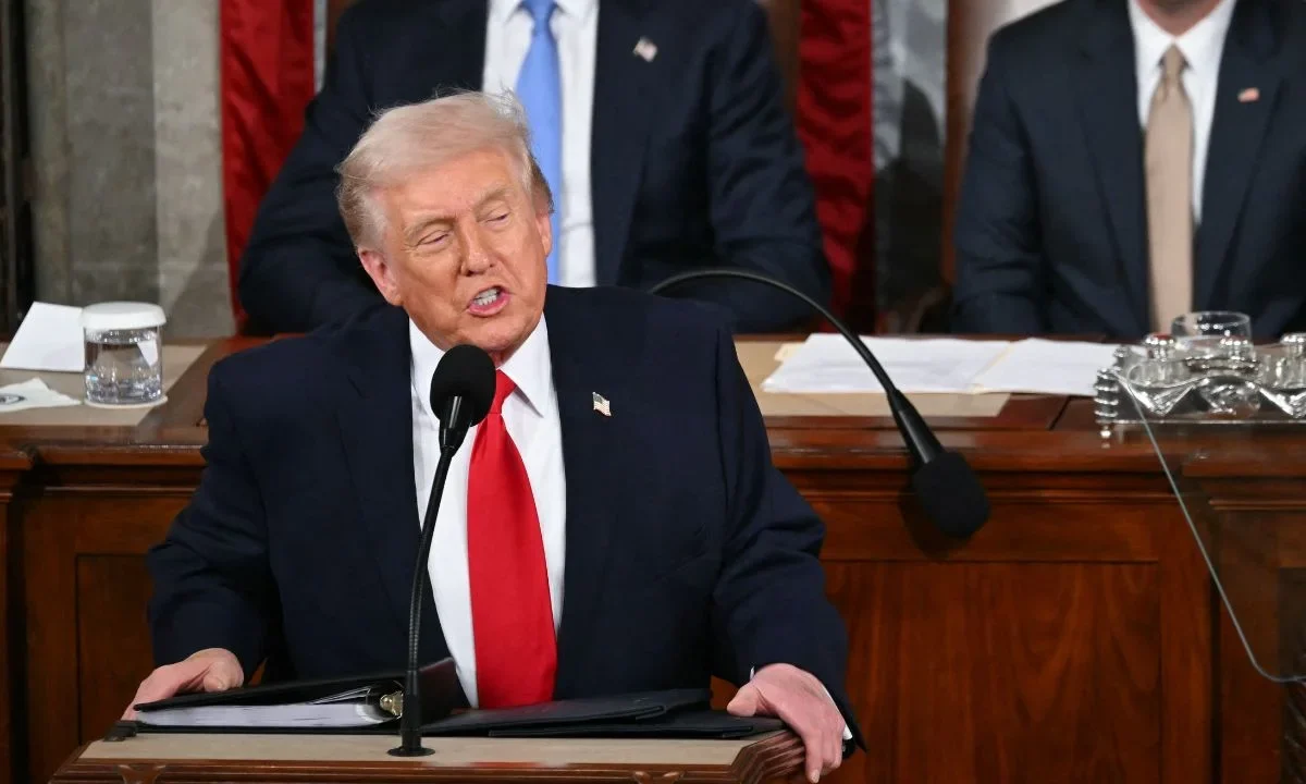 Donald Trump dará su primer informe de Estado de su segundo mandato ante la prensa y ambas cámaras del Congreso del Capitolio