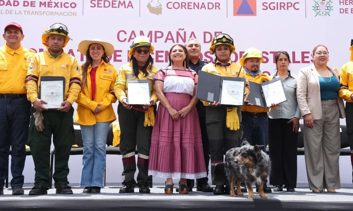 Brugada despliega la campaña de Combate de Incendios Forestales en la CDMX, para dar atención inmediata a siniestros y suelo de conservación.