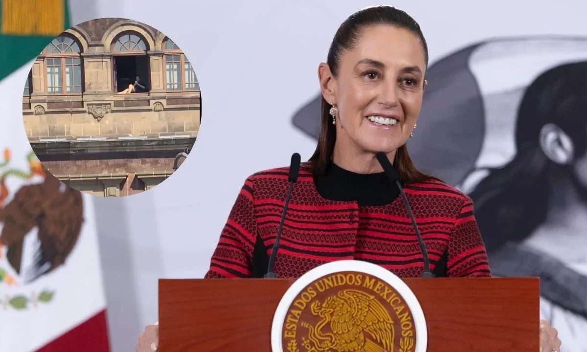La presidenta Claudia Sheinbaum confirmó la veracidad de las imágenes y resaltó que esta persona se hizo acreedora de una sanción.