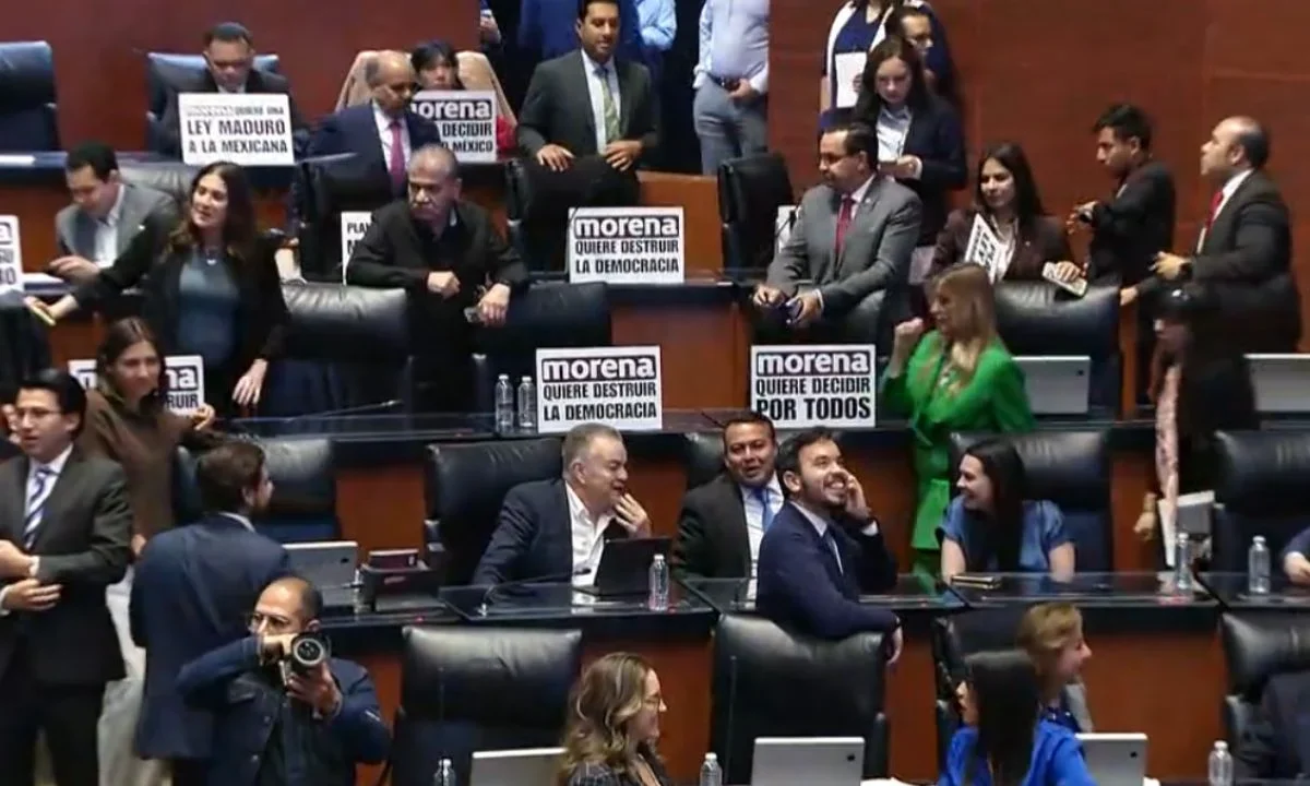 En el pleno del Senado inició la discusión del Plan B que en materia electoral propone adelantar la consulta de revocación de mandato a 2027.