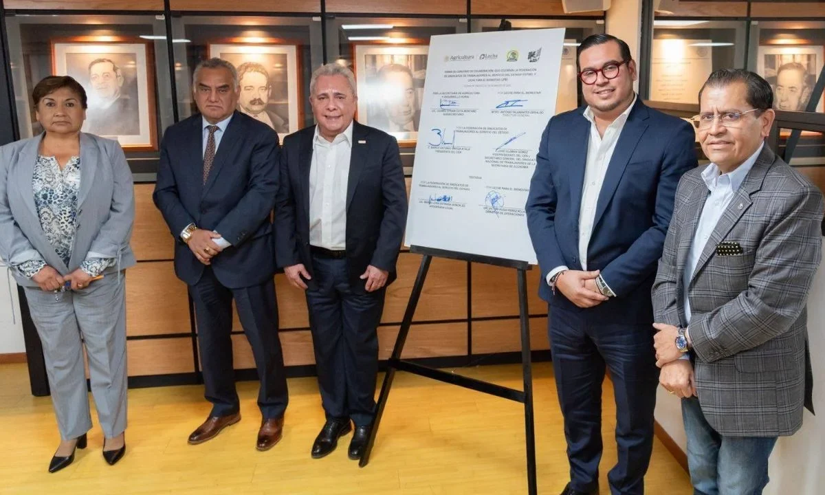 Con este convenio, Leche para el Bienestar refrendó su compromiso de colocar en el centro de sus acciones a las familias mexicanas.