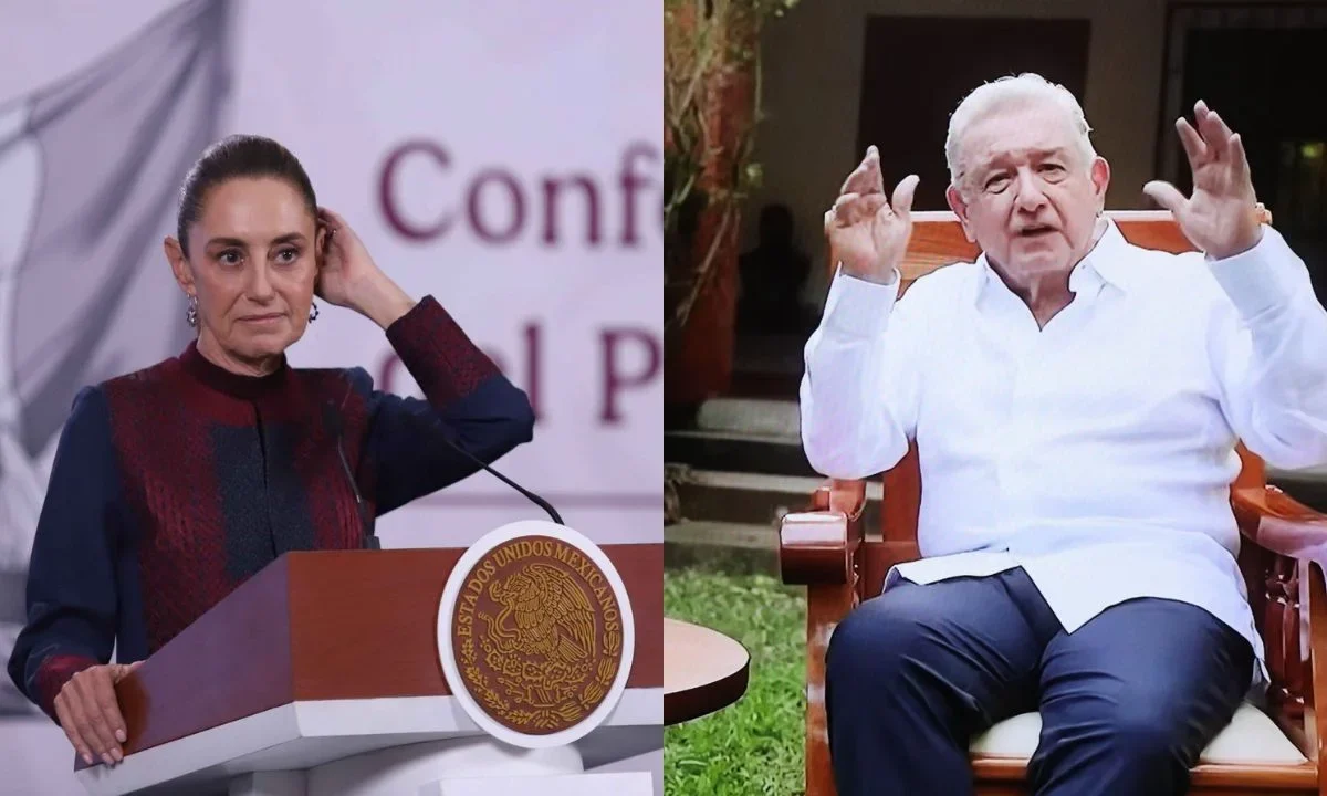 Durante su gira por el Edomex, Sheinbaum fue cuestionada sobre los rumores de la salud y presunta hospitalización del expresidente AMLO.