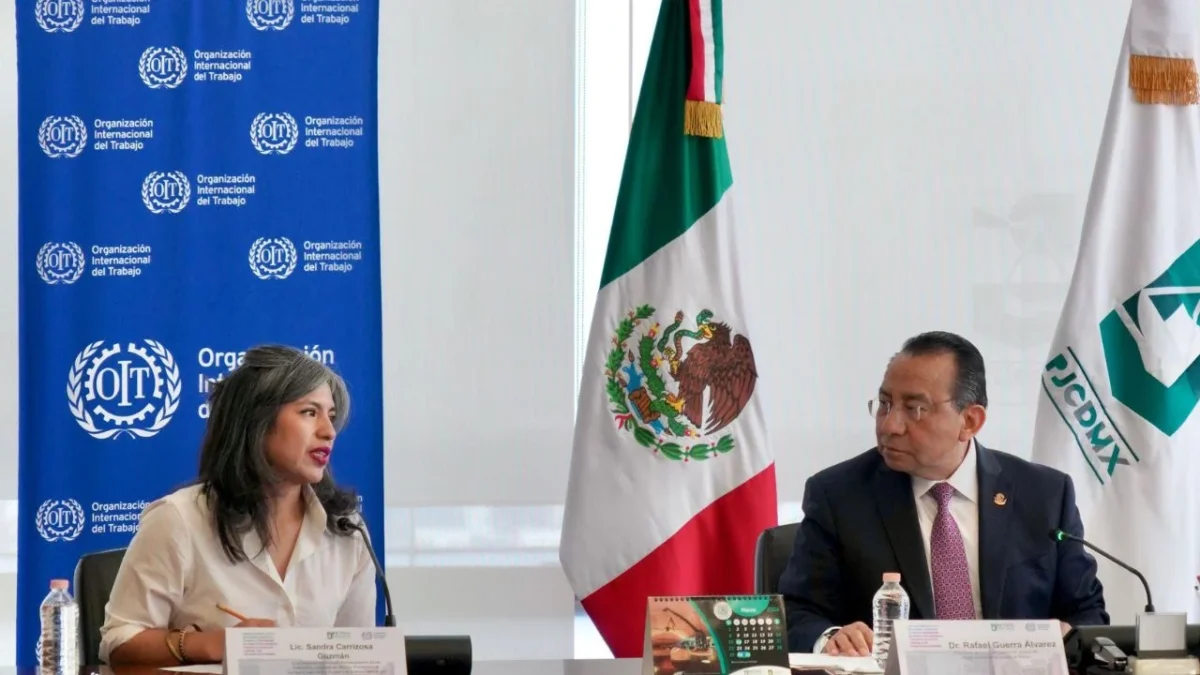 Rafael Guerra Álvarez, encabezó la presentación de un proyecto con la OIT para fortalecer la justicia laboral y prevenir conflictos con perspectiva de género.