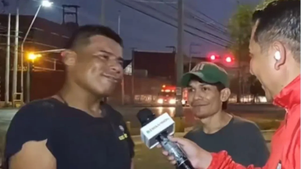 Una entrevista en vivo para una televisora boliviana en Monterrey causó polémica cuando el reportero descubrió que hablaba con dos detenidos.