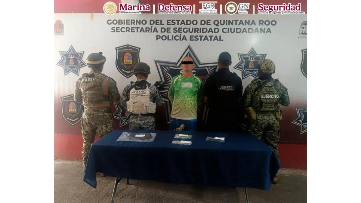 Foto: Especial / Fuerzas Federales detuvieron en Quintana Roo a Remigio Valdez Lao, alias el “Milo“