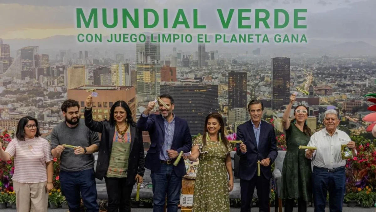 Impulsa CDMX Mundial 'verde' sin plásticos