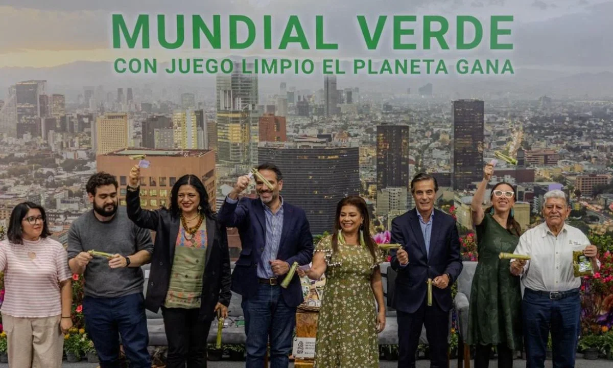 Impulsa CDMX Mundial 'verde' sin plásticos