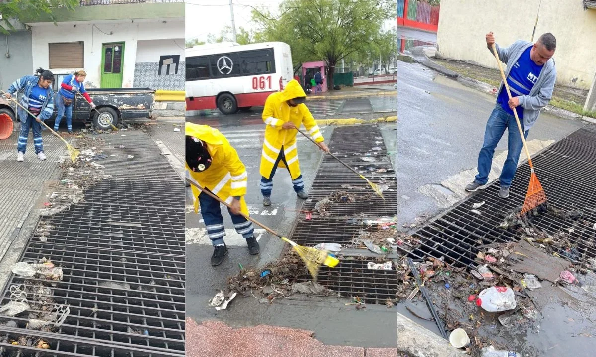 El Gobierno de Monterrey retiró más de 19 toneladas de basura tras lluvias recientes en la entidad; buscan prevenir accidentes y encharcamientos.