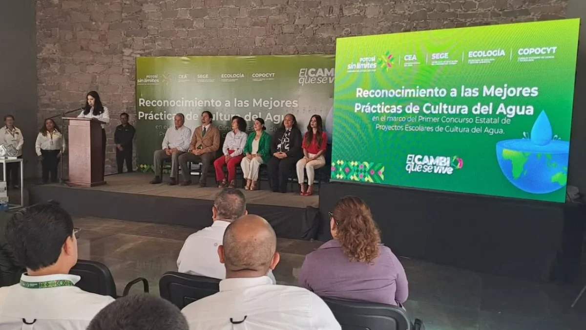 Proyectos innovadores serán replicados en escuelas de SLP para fomentar el uso responsable del agua, informó el Gobierno estatal.