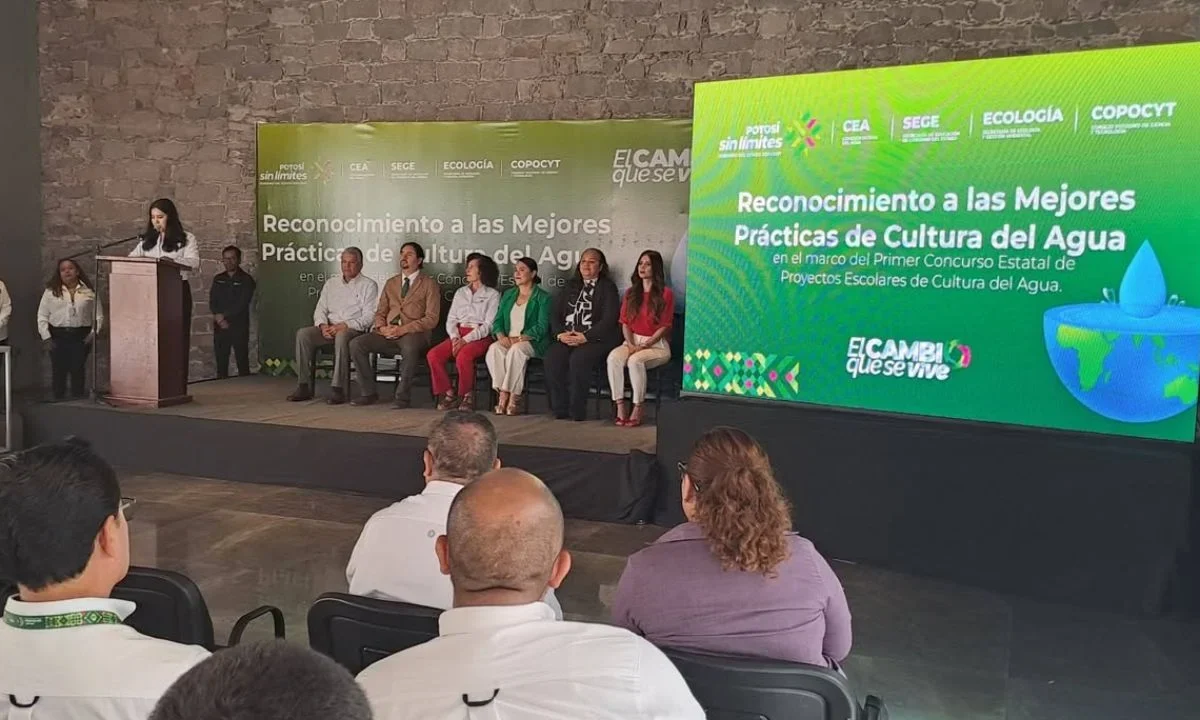 Proyectos innovadores serán replicados en escuelas de SLP para fomentar el uso responsable del agua, informó el Gobierno estatal.