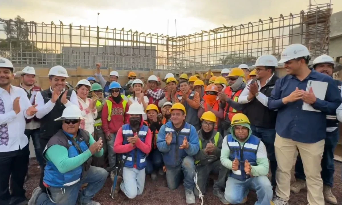 La presidenta Claudia Sheinbaum supervisó las obra del túnel Churubusco-Xochiaca para evitar inundaciones en el oriente del Valle de México.