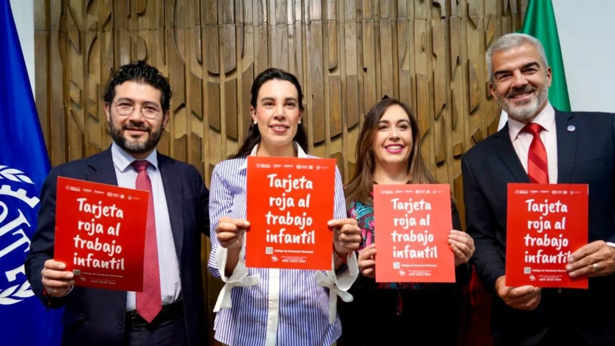 México sacará 'Tarjeta Roja al Trabajo Infantil' rumbo al Mundial