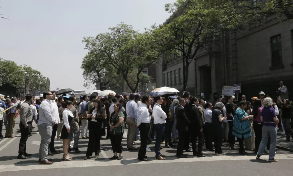Participan 2 mil 774 funcionarios de la SCJN en simulacro nacional